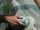 打磨填料,湿磨清漆 - 6英寸(152毫米)直径非吸尘式偏心打磨机