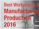 固瑞克获得由《财富》杂志颁发“2016年度生产制造行业最佳工作场所”称号
